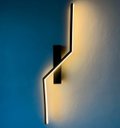 Ver imagem 2 de Arandela Led Annie 12w 3000k Branco Quente Ip20 Bivolt Preto