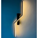 Ver imagem 2 de Arandela Led Annie 12w 3000k Branco Quente Ip20 Bivolt Preto