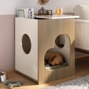 Ver imagem 2 de Mesa de Apoio Casinha Pet 52 Cm 4574 Carvalho Off White Arly