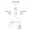 Ver imagem 1 de Misturador de Mesa Bica Baixa Preto Fosco 1875 Bk330 Fani