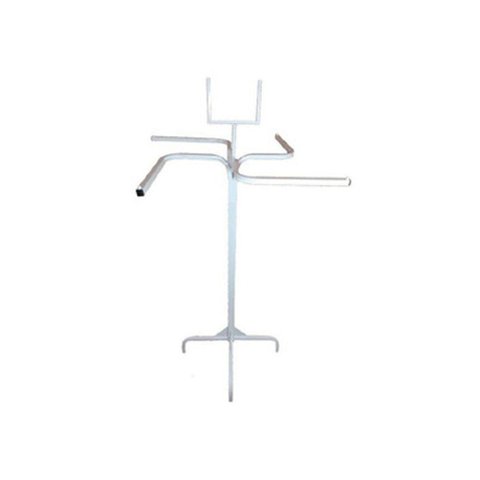 Arara em Metalon Quadrada C- Porta Preço Branco