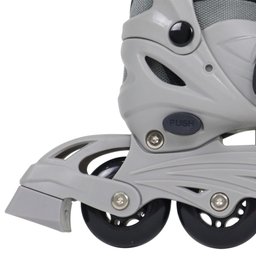 Patins Gonew Inline Rolamento 608zz Basic Exclusivo - 33/36 - Cinza - 6