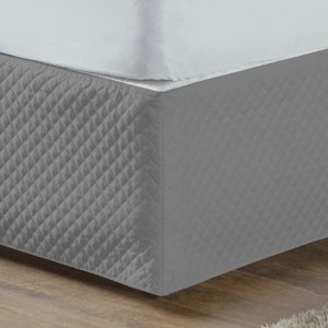 Saia Box Casal Basic Matelada Cinza