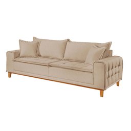 Sofá Fixo Orfeu 3 Lugares Luxo 200cm Castellar Móbile - 2