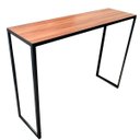 Ver imagem 2 de Aparador Luxo Estilo Industrial Marrom 120x90 / Prateleira Ferro e Madeira