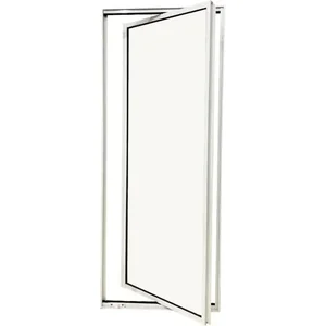 Vitro Capelinha Pivotante C/trinco Vidro Mini Boreal 1,20 X 0,40 Cor Branco Linha Econ