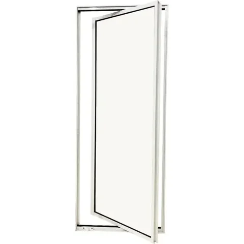 Vitro de Aluminio Capelinha Pivotante Com Trinco 1,20 x 0,40cm