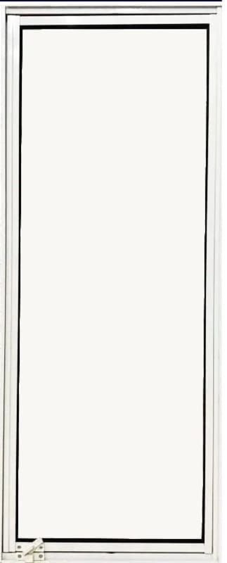 Vitro Capelinha Pivotante C/trinco Vidro Mini Boreal 1,20 X 0,40 Cor Branco Linha Econ - 2