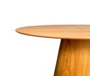 Ver imagem 2 de Mesa de Jantar Cone Oval 260x140 Cm com Tampo e Base Freijó Design Sofisticado