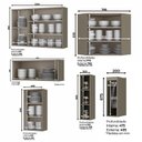 Ver imagem 4 de Cozinha Completa Canto Oblíquo 11 Peças Connect Duna/cristal - Móveis Henn