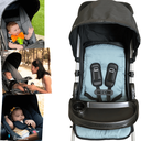 Ver imagem 4 de Carrinho de Bebe com Bebe Conforto e Base Galzerano Romano Blue