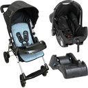 Ver imagem 1 de Carrinho de Bebe com Bebe Conforto e Base Galzerano Romano Blue