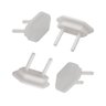 Kit 8 Protetor de Tomada Elétrica Padrão Branco Anti Choque - 2