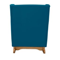 Poltrona de Amamentação com Balanço Veludo com Puff Aquila - 7