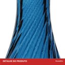 Ver imagem 3 de Vaso Garrafa Decorativo de Vidro Azul 15x7x7cm Enfeite Sala Mesa Estante Flores