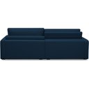 Ver imagem 6 de Sofá Retrátil Reclinável para Sala de Estar Living 210cm Sevilha F04 Veludo Azul - Lyam Decor