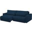 Ver mais imagens de Sofá Retrátil Reclinável para Sala de Estar Living 210cm Sevilha F04 Veludo Azul - Lyam Decor