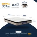 Ver imagem 3 de Colchão Gazin de Espuma D33 Pillow In Force Mid Casal 138cm