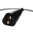 Ver imagem 7 de Ventilador de Mesa Repelente Retrátil Pequeno a Pilha 26x8cm Plástico Preto Lyor