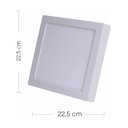 Ver imagem 4 de Kit 10 Painel 18W Plafon Sobrepor 22x22 Iluminação