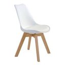Ver imagem 2 de Kit 3 Cadeiras Eames Eiffel Leda Saarinen Design Branco para Mesa de Jantar Sala Cozinha Única
