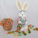Ver imagem 3 de Coelho Páscoa Fios de Sisal com Cesto Ovos