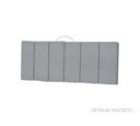 Ver imagem 2 de Cabeceira de Cama Casal Dubai 160cm - Cinza