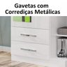 Guarda Roupa Solteiro 1 Espelho 2 Portas 2 Gavetas e Prateleiras Moju  - 6