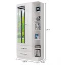 Ver imagem 4 de Guarda Roupa Solteiro 1 Espelho 2 Portas 2 Gavetas e Prateleiras Moju