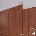 Ver imagem 3 de Eva Rodape Acabamento Ripado Laminado 2,5m - Urban Bronze+