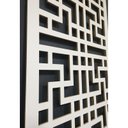 Ver imagem 5 de Painel Vazado Divisória Mdf Shangai Branco - 1,80x2,40m