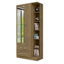 Ver imagem 3 de Guarda-Roupa Solteiro 2 Espelhos 2 Portas 2 Gavetas e Prateleiras Moju Mapi Móveis