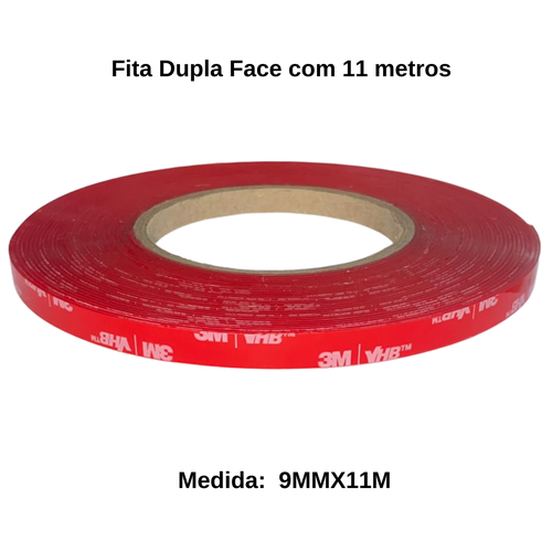 Fita Dupla Face Adesiva Para Quadros Multiuso Suporta 5kg 3m