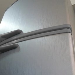 Adesivo Geladeira móveis Prata Aço Escovado Inox Plavitec 1,0 x 3,0m - 2
