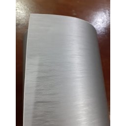 Adesivo Geladeira móveis Prata Aço Escovado Inox Plavitec 1,0 x 3,0m - 3