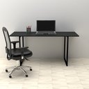 Ver imagem 4 de Tampo Tampão Mdp 15 Mm Mobília Decor para Balcão de 150 Cm Preto