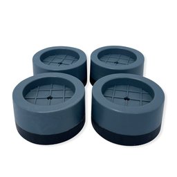 Kit 4 Pés Bases Protetoras Antirruído para Máquina de Lavar - 4