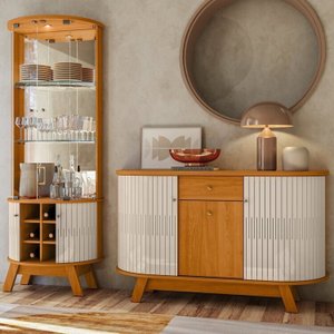 Conjunto Buffet Monza e Cristaleira Marina