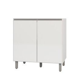 Armário De Cozinha 6 Peças Completa Evidence Branco / Prata - 20