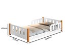 Ver imagem 3 de Cama Montessoriana Infantil com Grade Camila Branco com Colchão - Divaloto