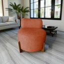 Ver mais imagens de Poltrona Decorativa Mônaco Veludo Terracota