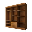 Ver imagem 5 de Guarda-roupa Casal Real 6 Portas 3 Gavetas com Espelho 100% Mdf Cinamomo - Panorama Móveis
