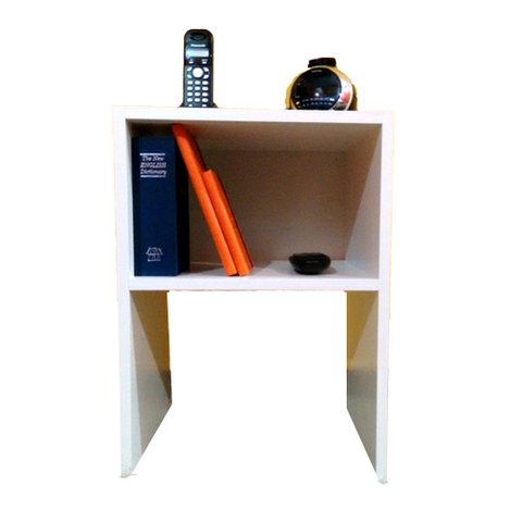 Mesa de Cabeceira Simples Trovarelli Branco