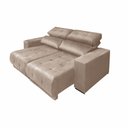 Ver imagem 2 de Sofá 3080 2 Lugares Retrátil e Reclinável Mamflex Veludo Choco