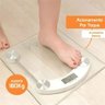 Balança Digital Corporal Quadrada Vidro Temperado 180kg - 6