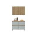 Ver imagem 5 de Cozinha Modulada Completa Rainha 2 Peças 1 Aéreo + 1 Balcão C2p44 Nature Verde