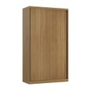 Ver imagem 4 de Guarda Roupa Solteiro 2 Portas de Correr Mdf 1,38 M Altezza Belmax:freijó