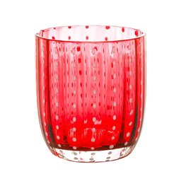 Conjunto 2 Copos de Vidro Orquídea Vermelho 300ml - Wolff - 4