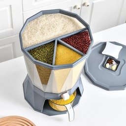 Dispenser Giratorios Grãos 4 Divisorias Tipo Diamante Snh68 Snel Home - 2