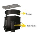 Ver imagem 4 de Caixa de Passagem Tampa Inox para Iluminação de Piscina 12 X 12cm - Brustec